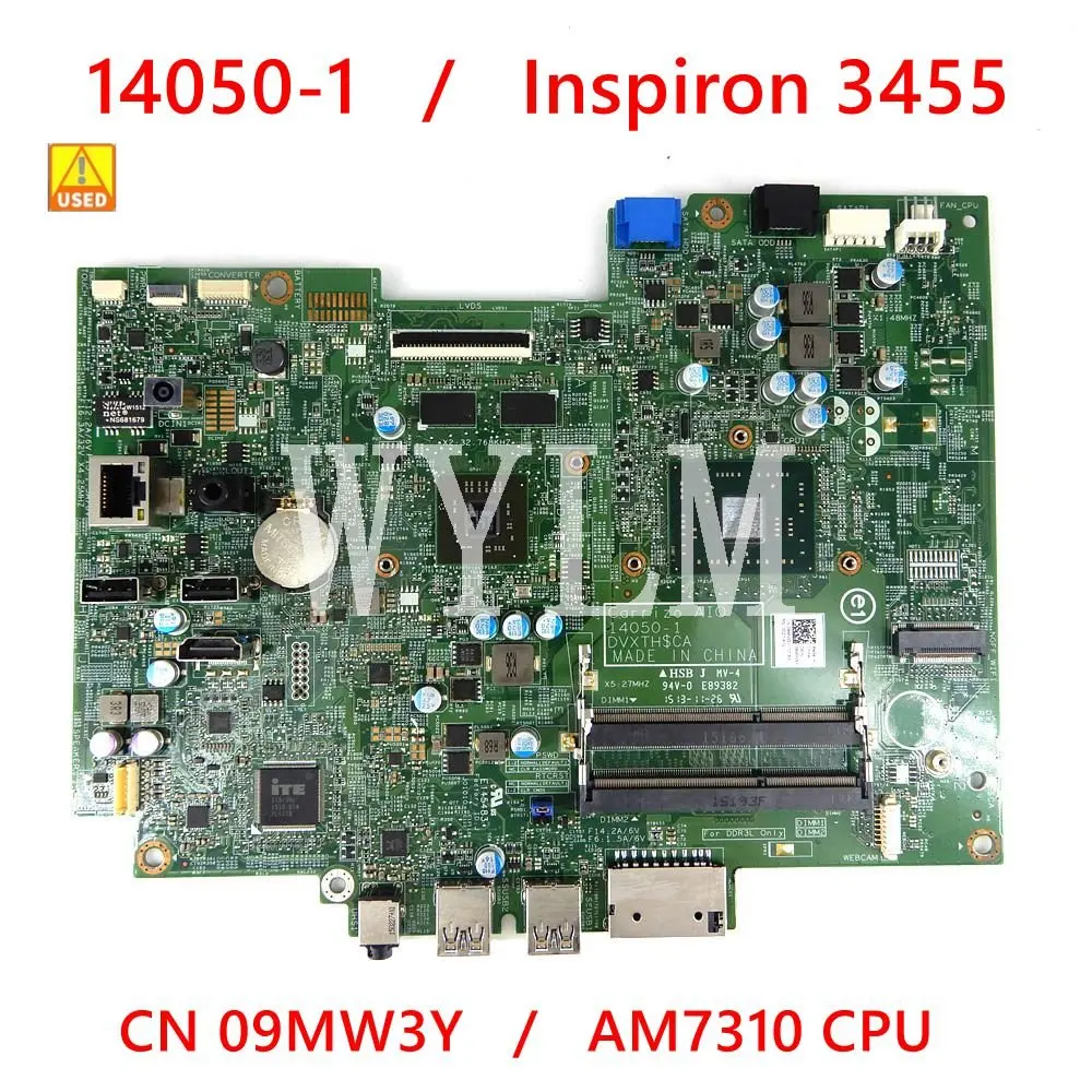 

14050-1 AM7310 CPU Mainboard For Dell Inspiron 3455 Laptop Motherboard CN-09MW3Y 9MW3Y 100%tested Used