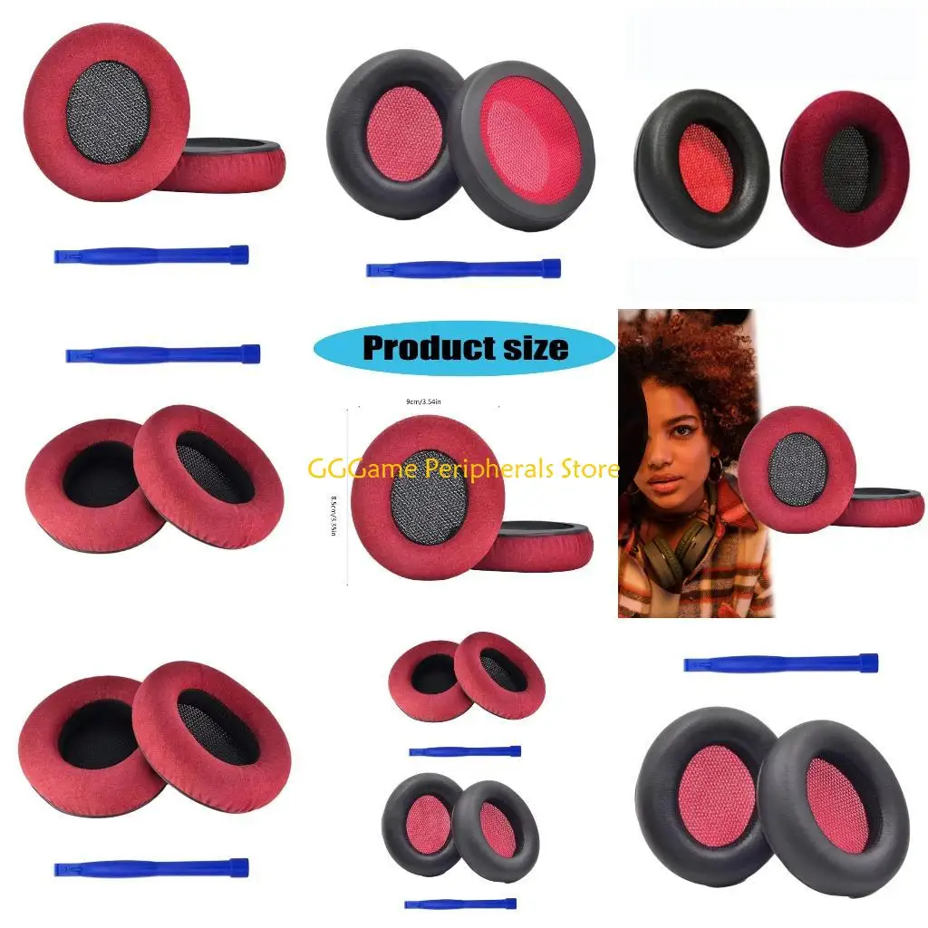 

U55B 1 Pair Replacement Ear Pad Cushions for Focal Wireless Noise Cancelling Headphone Earpads Foam Headset Ear Cups