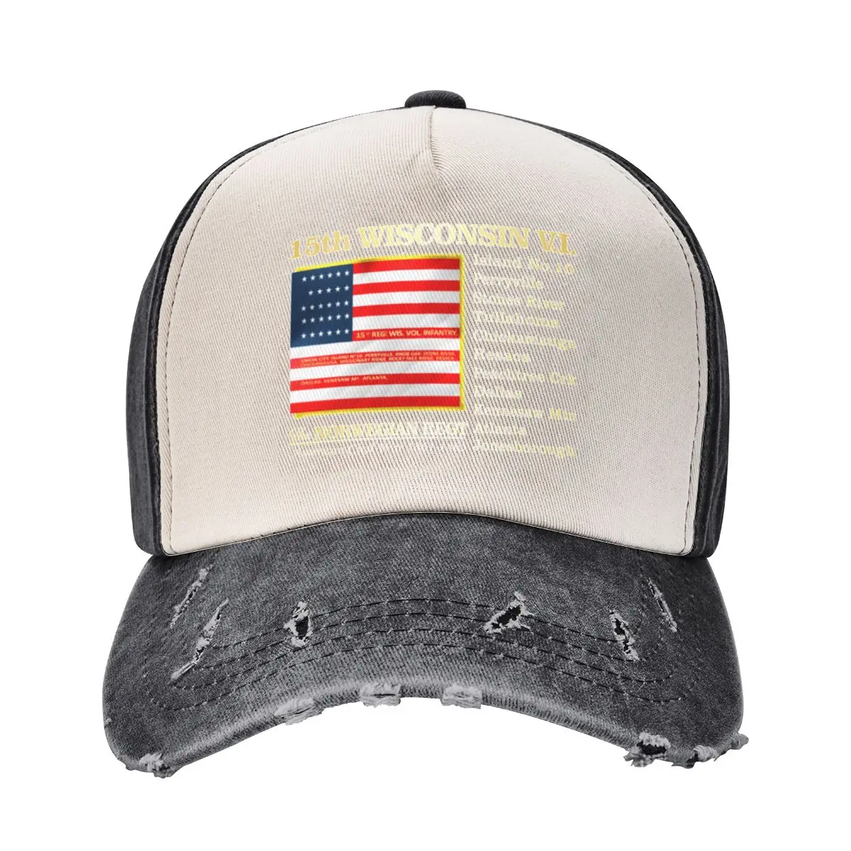 

15th Wisconsin Volunteer Infantry (BH2) Baseball Cap Male hat Hat men custom caps hats on offer Mens Caps Women's