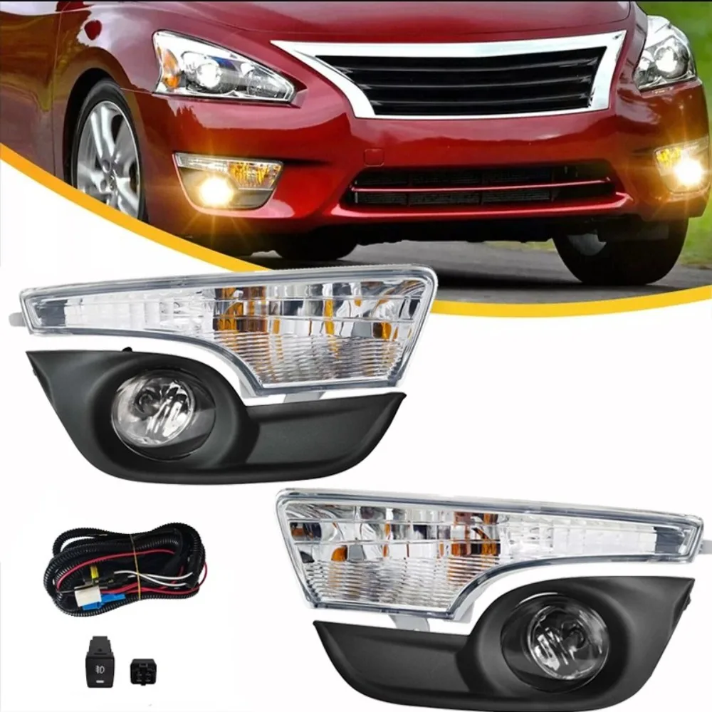 

Fog Lights & Corner Turn Signal Lamps W/ Wiring Set For 2013-2015 Nissan Altima