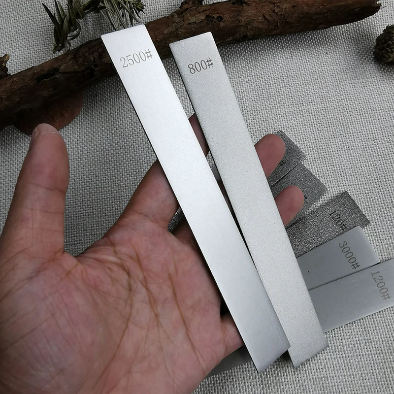 2pcs Diamond Stone Bar Kitchen Knife Sharpener Whetstone Cutting Edge Correction Tool for Sharpening Knives