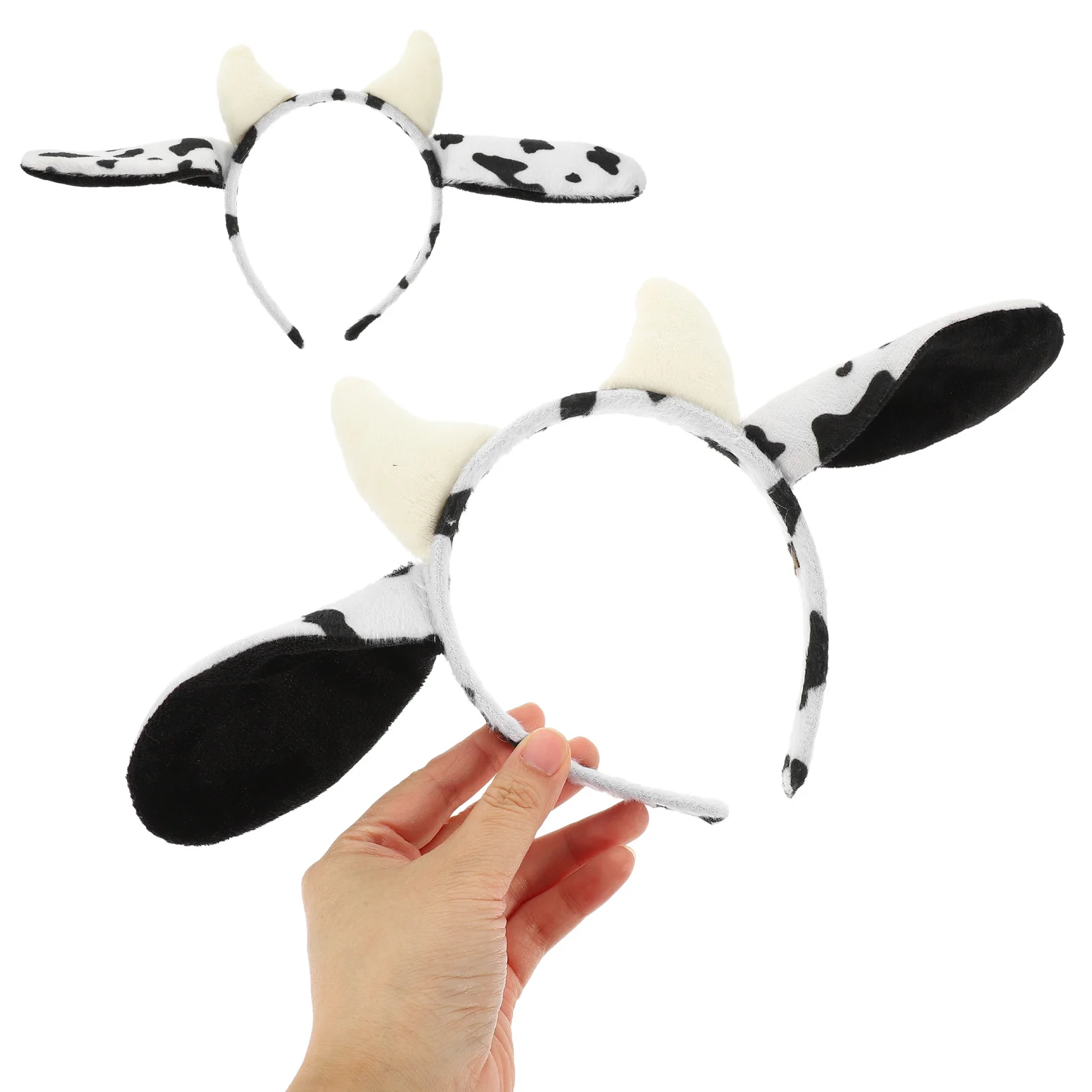 

1Set Cow Headband Tail Costume Props Cow Cosplay Accessories Birthday Stage Party Party Headband Animal Tail Tails Costume