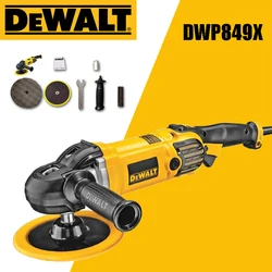 DEWALT DWP849X DWP849XD 7-Inch Brushless Variable Speed Polisher 220V Speed Regulating Car Power Tool