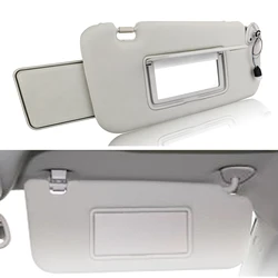 For Nissan Murano 2009-2014 Left Driver Car Right Side Interior Front Window Sunvisor Cover Shade Sunshade Shield Gray Sun Visor