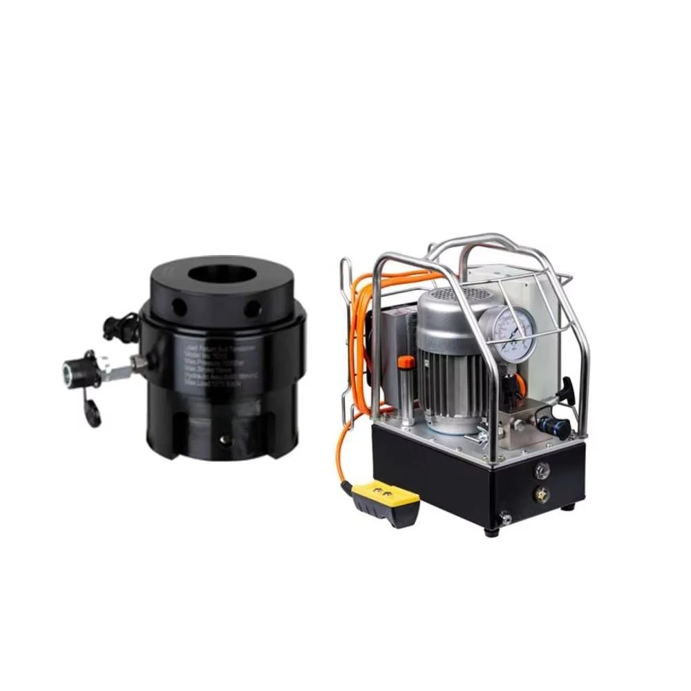 Struktur, breiter Bolzenbereich, hydraulischer Bolzenspanner, entwickelt für robuste Umgebungen, 1500 bar Druck, kompakt