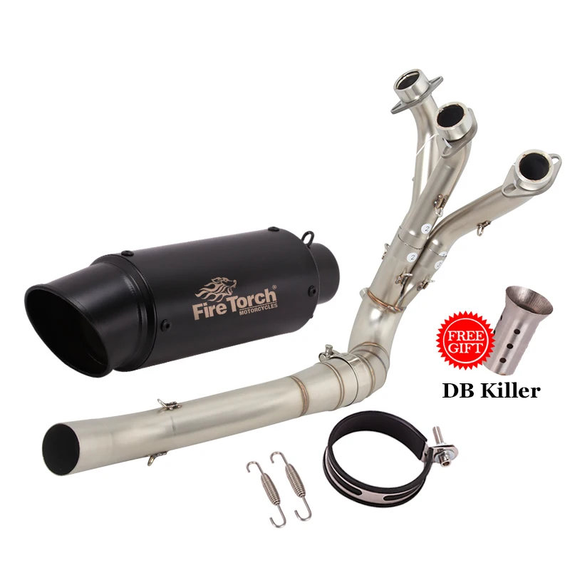 Système d'accès complet à la moto modifier le silencieux de tuyau de liaison avant DB Killer pour Yamaha MT09 MT-09 ggler 9 900 ightXSR900 2020 - 2023