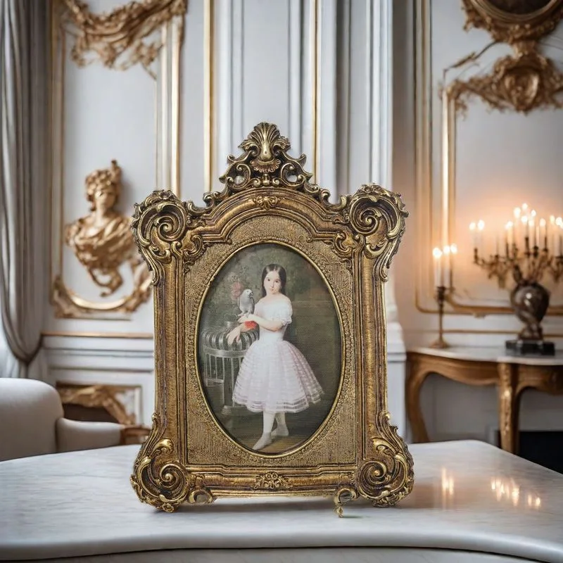 European Creative Retro Resin Photo Frame Family Photo Display For Wall Decoration
