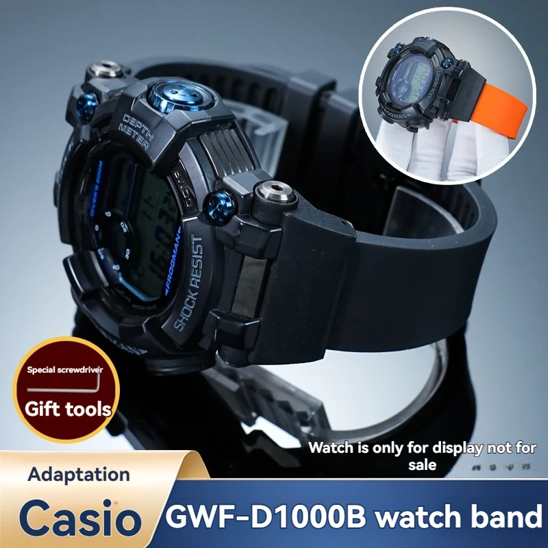 upgraded-fluorine-rubber-watch-band-for-casio-g-shock-frogman-gwf-d1000b-6th-gen-–waterproof-military-strap-with-accessories