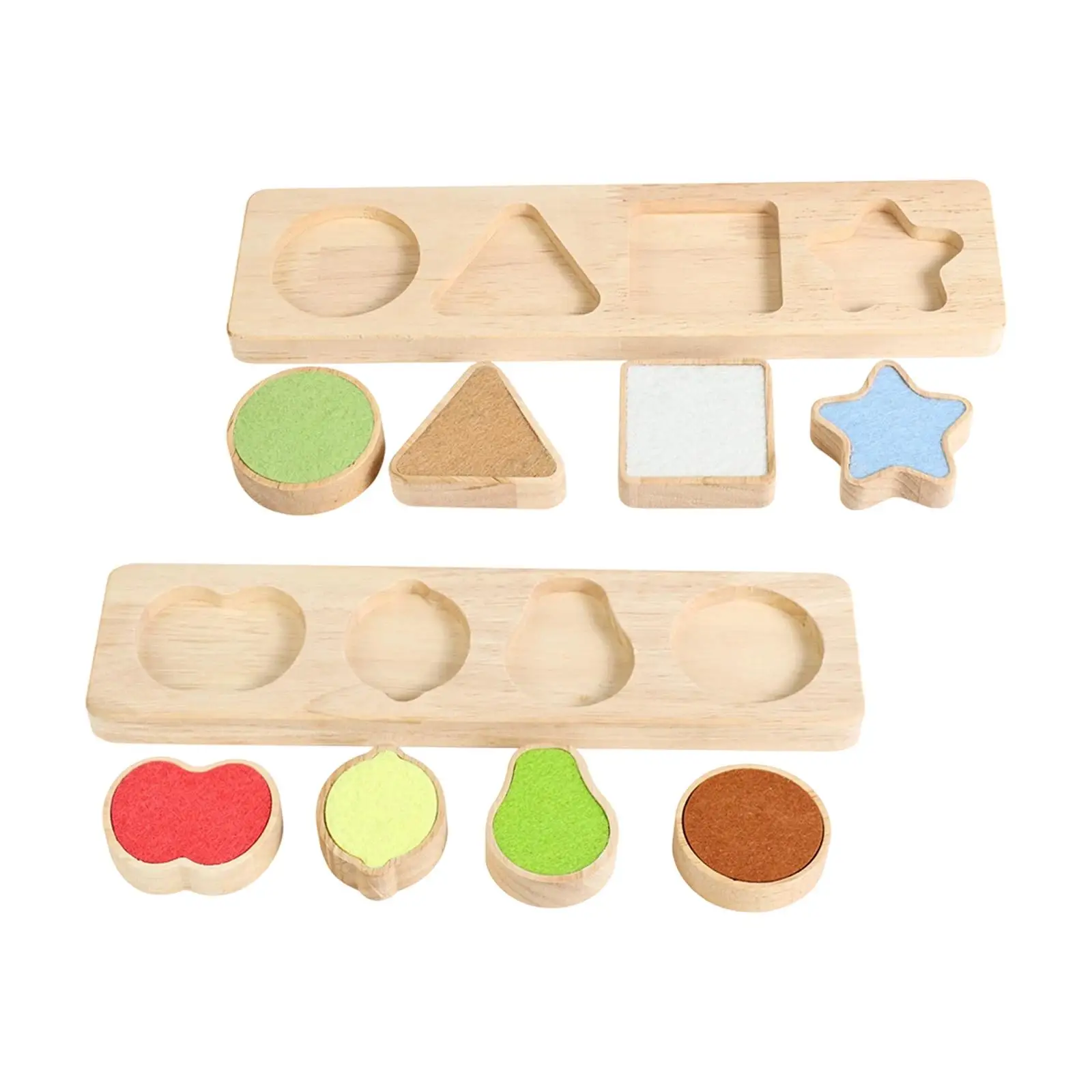 Jouets de Puzzle de forme, reconnaissance des couleurs, motricité Fine, Puzzle en bois pour enfants