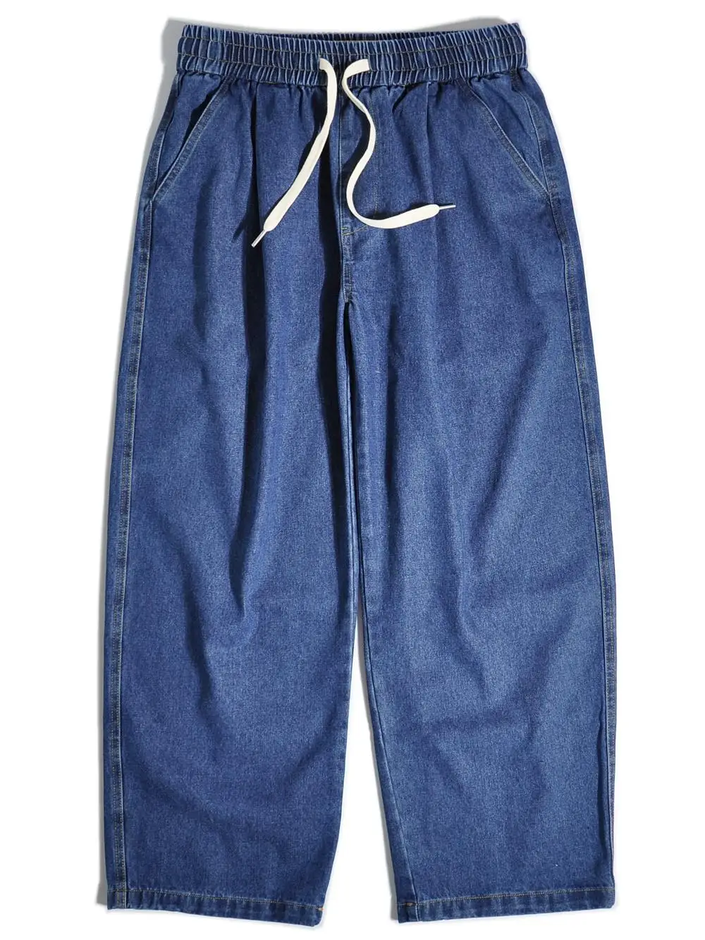 

Винтажные японские широкие прямые джинсы в стиле рабочей одежды, американские повседневные длинные брюки для мужчин