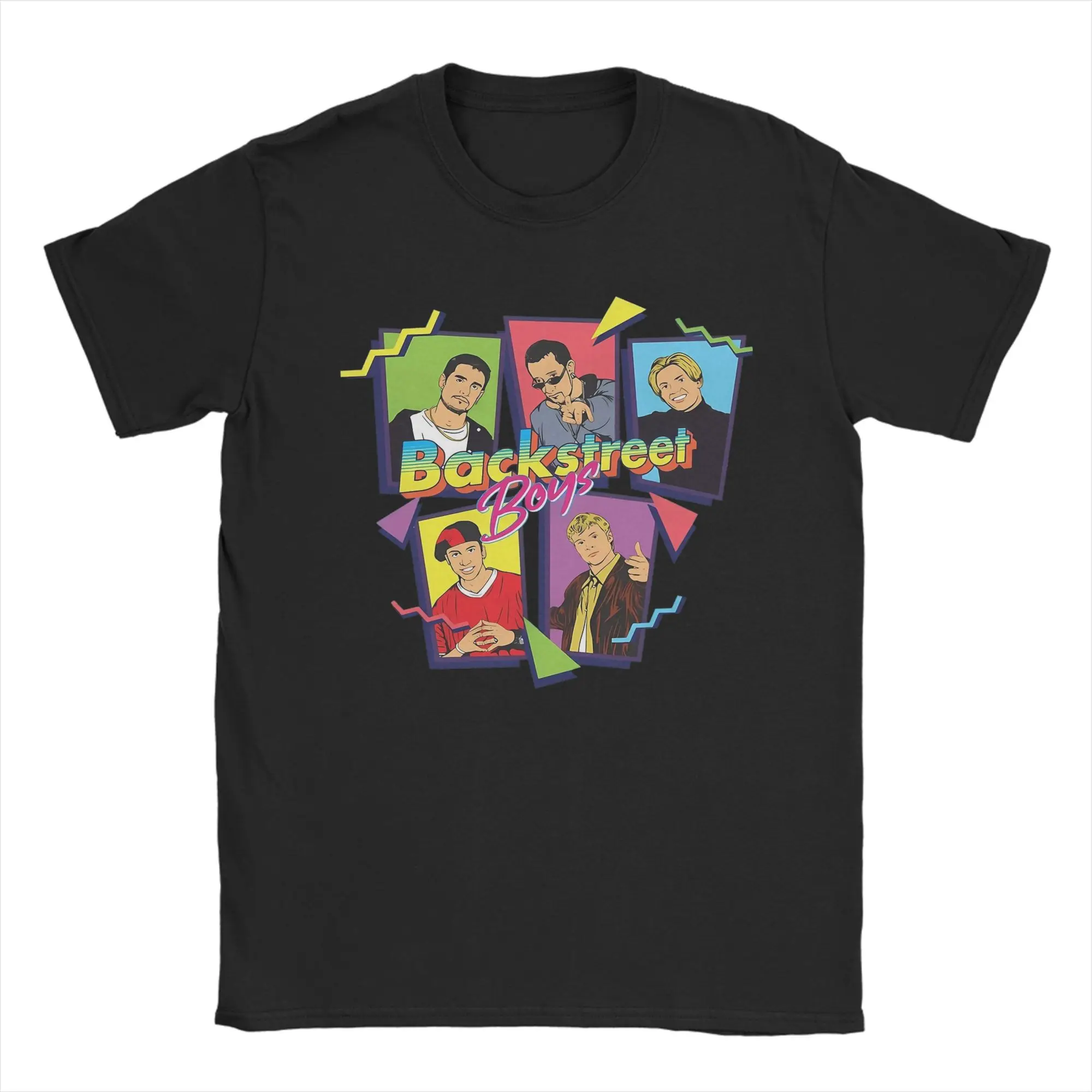 

Футболки Backstreet Boys BSB для мужчин, забавная футболка из чистого хлопка, футболки с круглым вырезом и короткими рукавами, одежда с графикой
