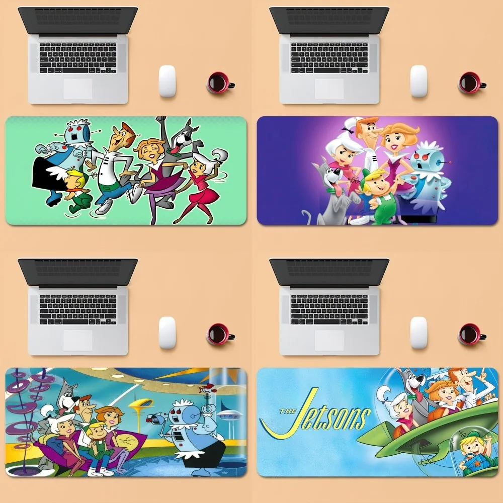 Cartoon The J-Jetsons Funny Mousepad Office Large Small Computer PC Keyboard Mouse Rubber Game Anti-Slip Mice Mat Big