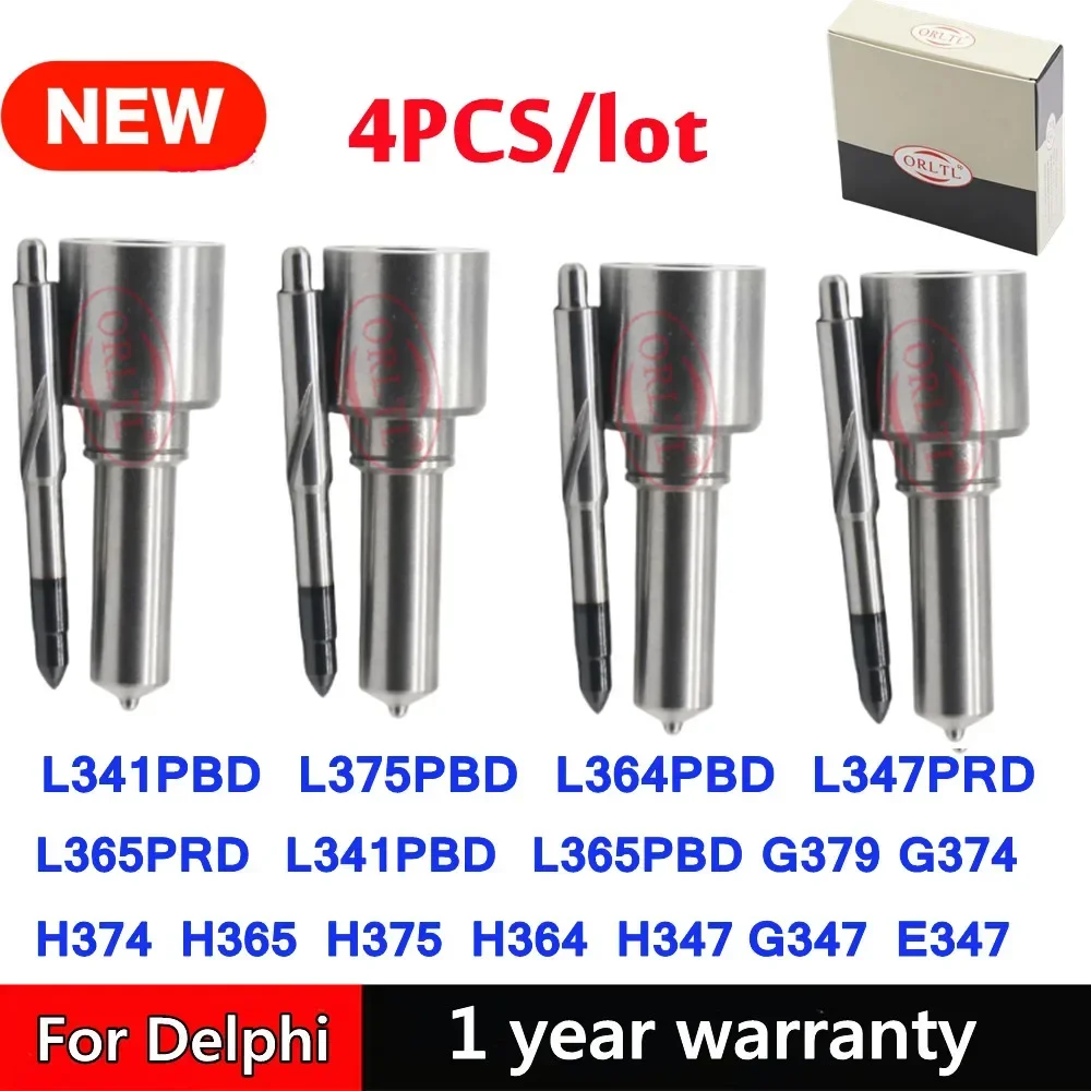 

4PCS L341PBD H347 G379 G374 H374 H365 H375 L375PBD H364 L364PBD L347PRD G347 L347PBD Fuel Nozzle For Delphi Euro 5 Injector