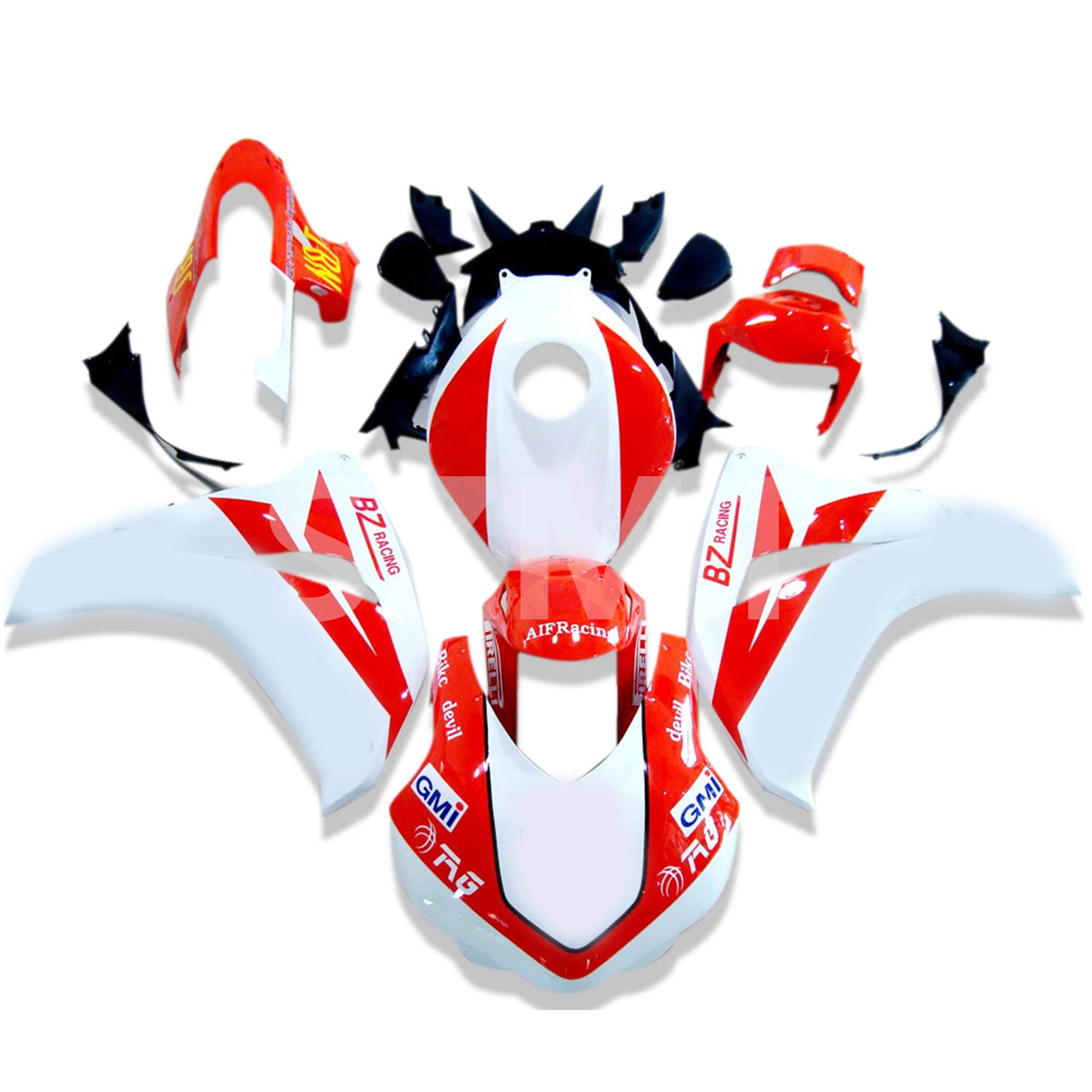 For Honda CBR 1000 RR 08 09 10 11 Dirt Bike Fairng Kit CBR 1000RR 2008 2009 2010 2011 Fairings Injection Motorcycle