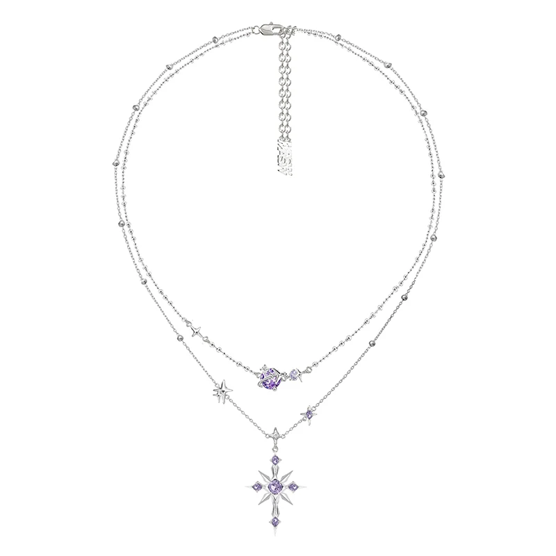 MASW Original Design Luxury Lovely Small Plane Double Necklace For Women Gifts Trendy Jewelry Delicate Hot Sale Fine Accessories