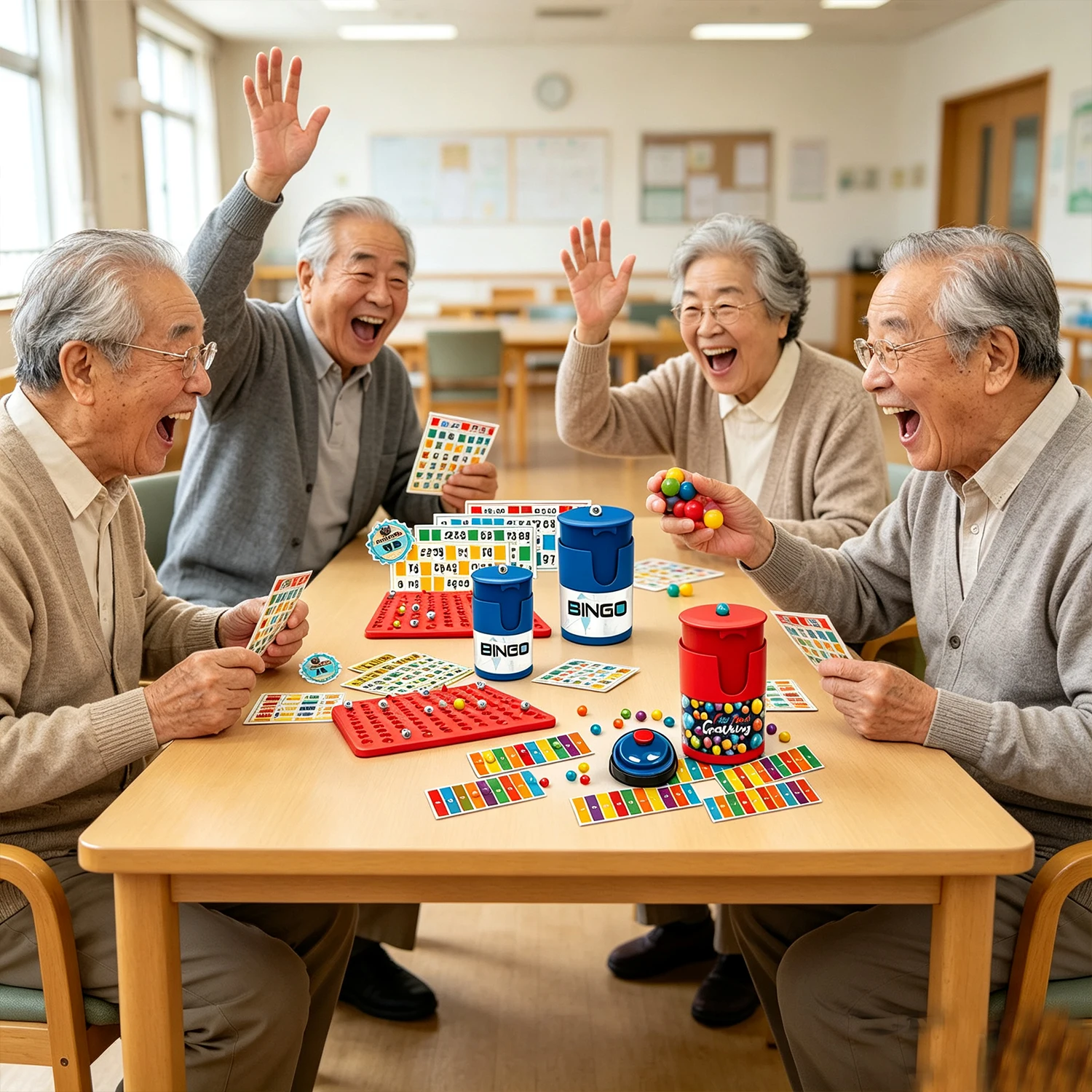 adult Fast Bead Grabbing Bead Grabbing Board Game Colorful Ball Two Players Match Strategy Games Fun Match Color Exciting Bells