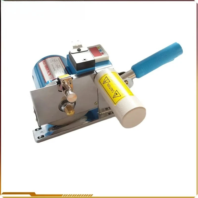 200W LCD Counting Cloth Cutting Machine Electric Scissors Manual Roll Table Fabric Cloth End Cutter Tracker Rail Counting Device