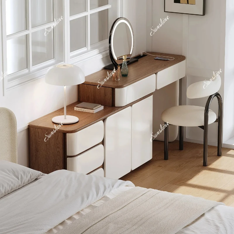 

Medieval cream style dresser chest storage integrated