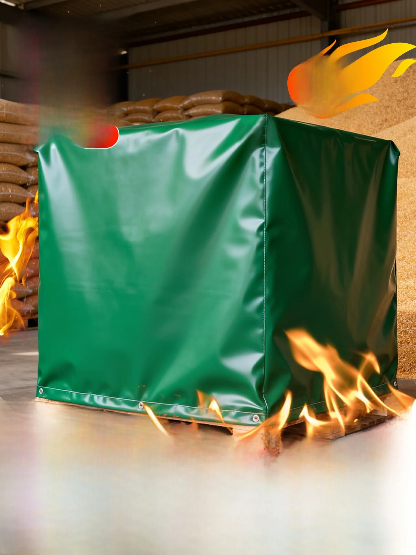 Thickened Oxford Cloth Furniture Protection Cover Rainproof Fireproof Instrument Protective Cover Universal Cloth Shield