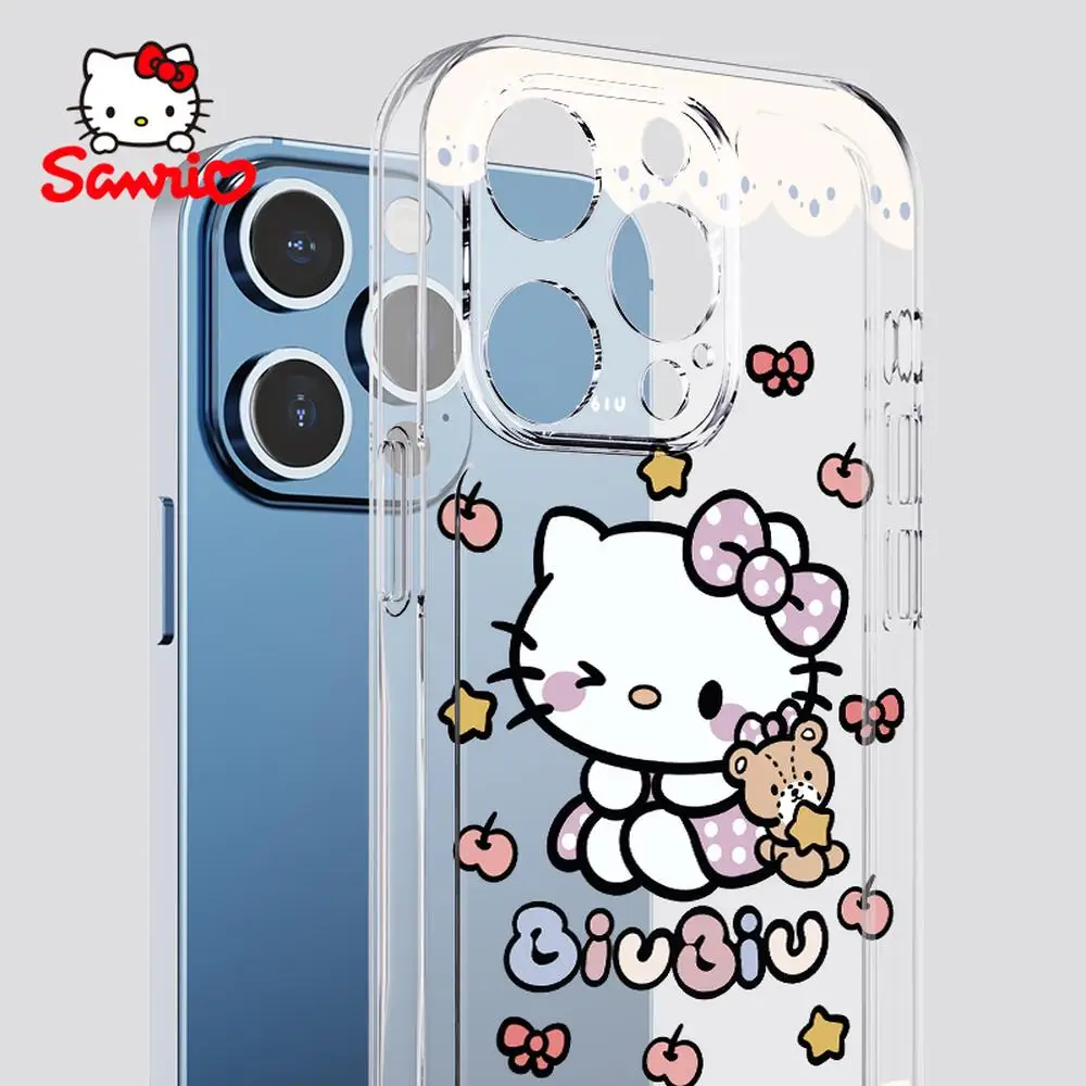 

Sanrio Hellokitty Iphone 16 Promax Case Iphone 16/15/14/13/12/11/x/xs/xs Max/pro Max Woman Phone Cases Hello Kitty Pink Gift