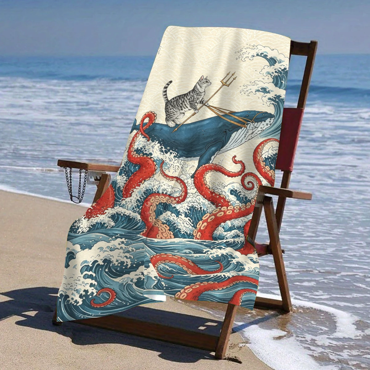 Polyester Beach Towel - Multi-functional Towel for Swimming, Fitness, Camping, Yoga, Travel and Beach Activities
