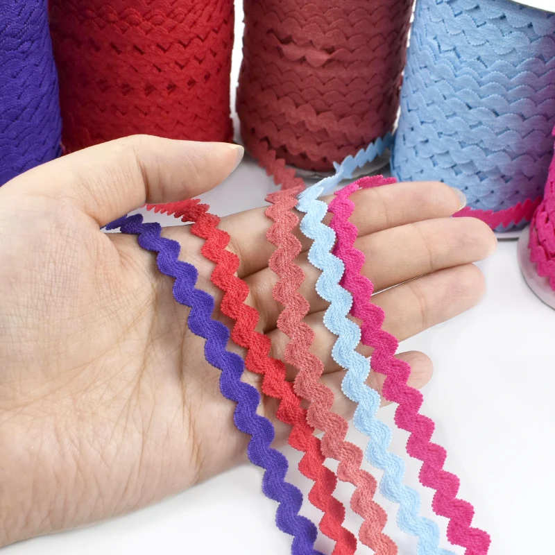 5/10/20M 10mm Wave Edge Elasti - огляд і ціна Lace Ribbon Trim