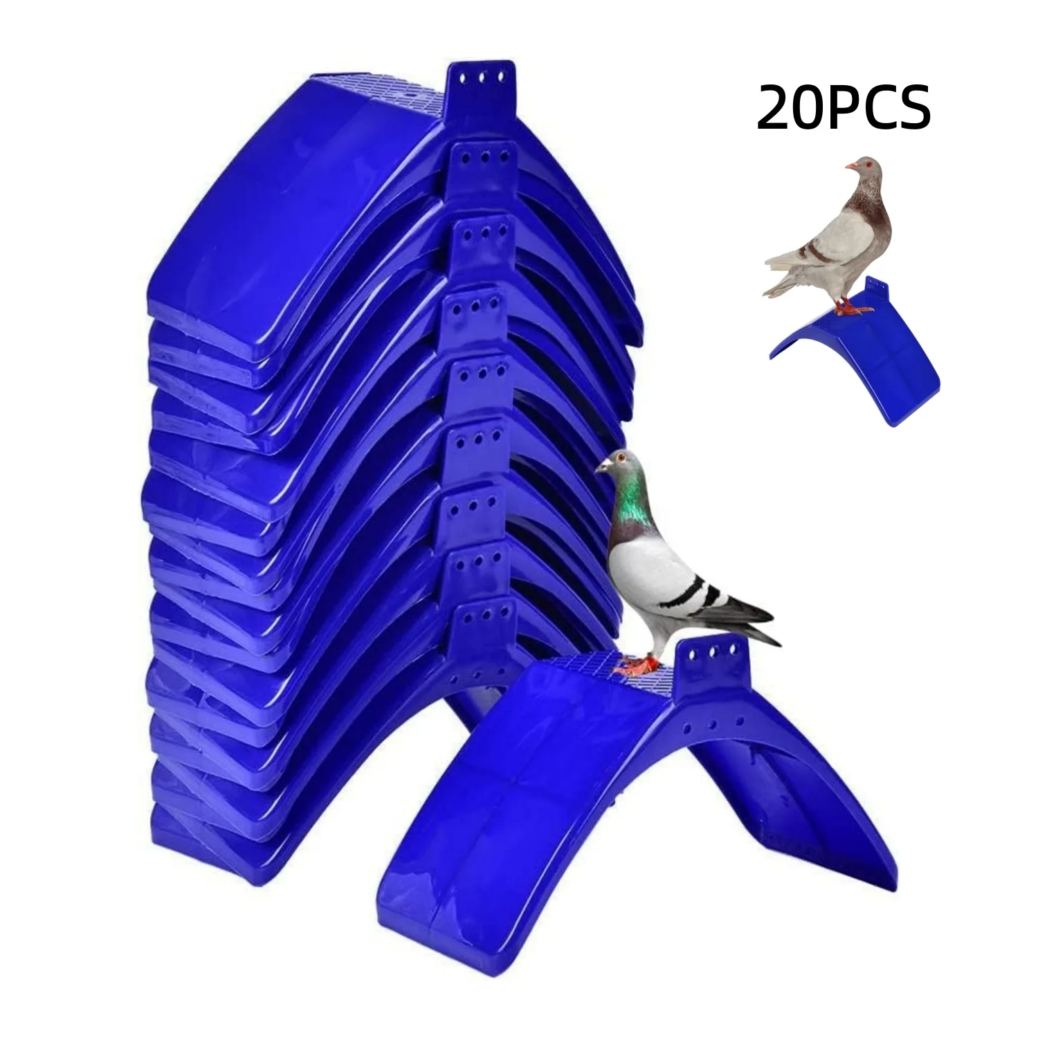 

20 Pcs Pigeon Stands Dove Rest Stand Plastic Rack Bird Stand Holder Parrot Stand Frame Bird Supplies Accessories for Pigeon Bird