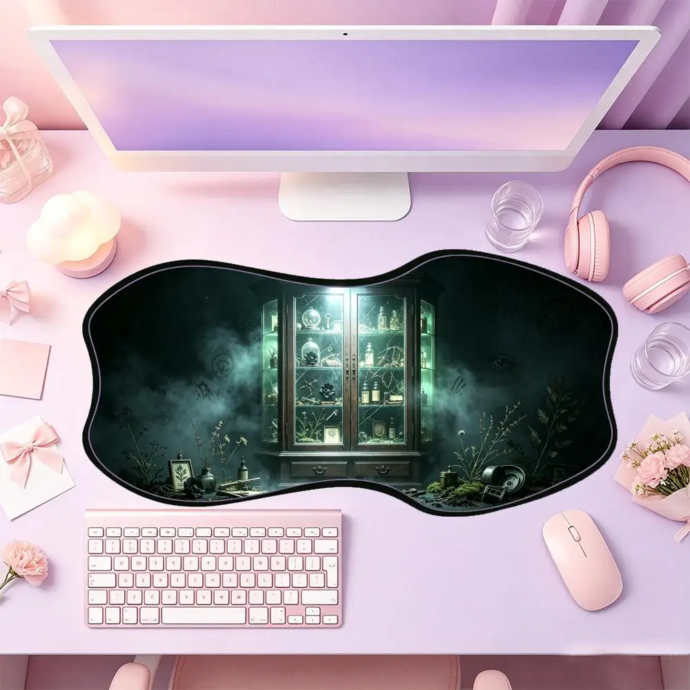 Anime Mouse Pads Dark Wine Cellar Scene Table Mat Creates Unique Mood For Games And Complete Keyboard Accessories Arrangement