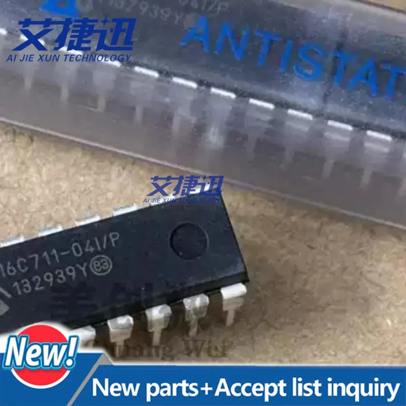 

2Pcs 100% New and origina PIC16C711-04I/P PIC16C711 DIP18 in stock