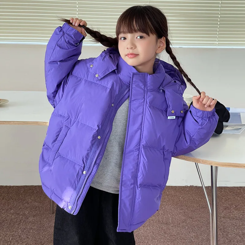 

Baby Coat Off-season Children Down Jacket Boys and Girls Baby Short Thickened Bread Coat Children Big Children Winter Coat