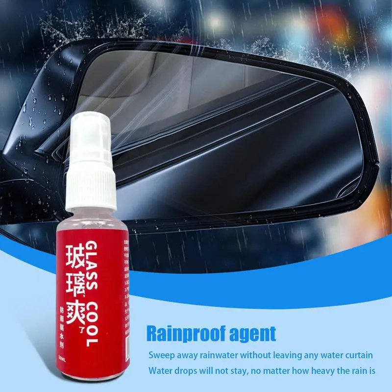 Autoglas Anti-Mist Regenbestendige Agent Veilige Voorruit Spray 30Ml Wasmachine Vloeistoffen Glas Film Verwijdering Veilige Aandrijving Wter Verwijderingsmiddel