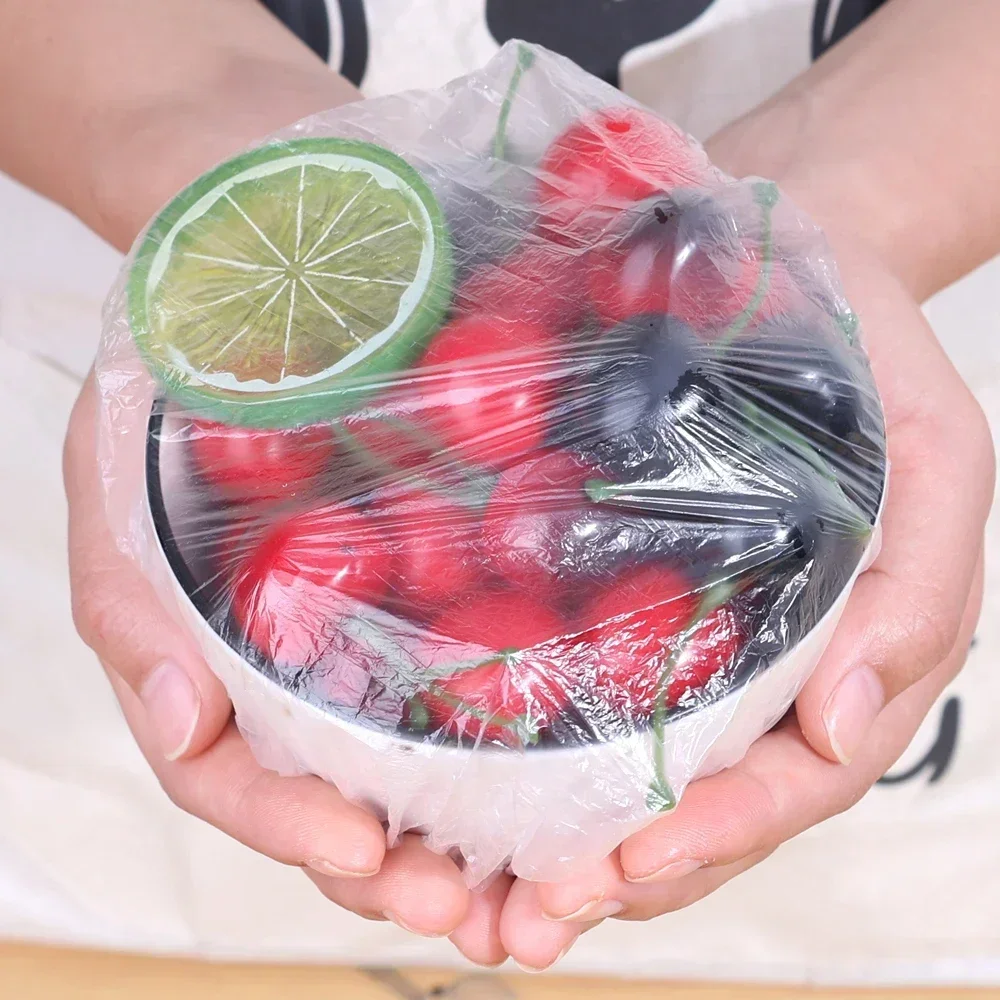 Hurtownia jednorazowych owoców spożywczych Saver Elastyczne torby do przechowywania resztek Plastikowe torby do pakowania żywności Organizer kuchenny Folia samoprzylepna — zdjęcie 6