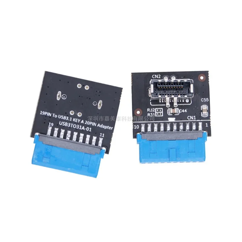 

Адаптер для материнской платы ПК, USB 3,1, 20 контактов (19P)-USB