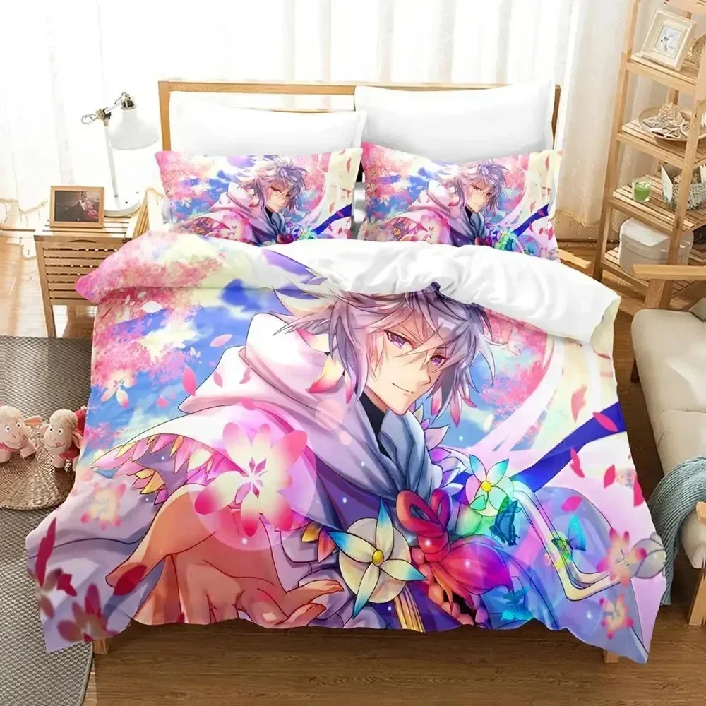 Anime Fate Grand Order Merlin Comfortable Duvet Quilt Cover Pillowcase Bedding Set Children Bedroom Decoration Home Textile