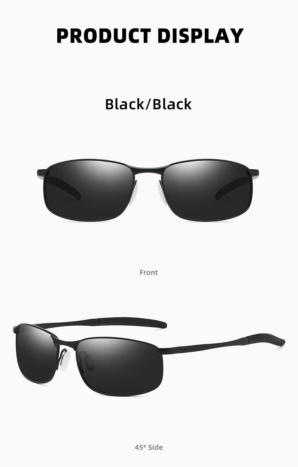 Designer Metalllegierung getönte Lesesonnenbrille Männer Outdoor Lesen Presbyopie Brillen UV-Schutz Freizeit Schatten Leser – Detail 8