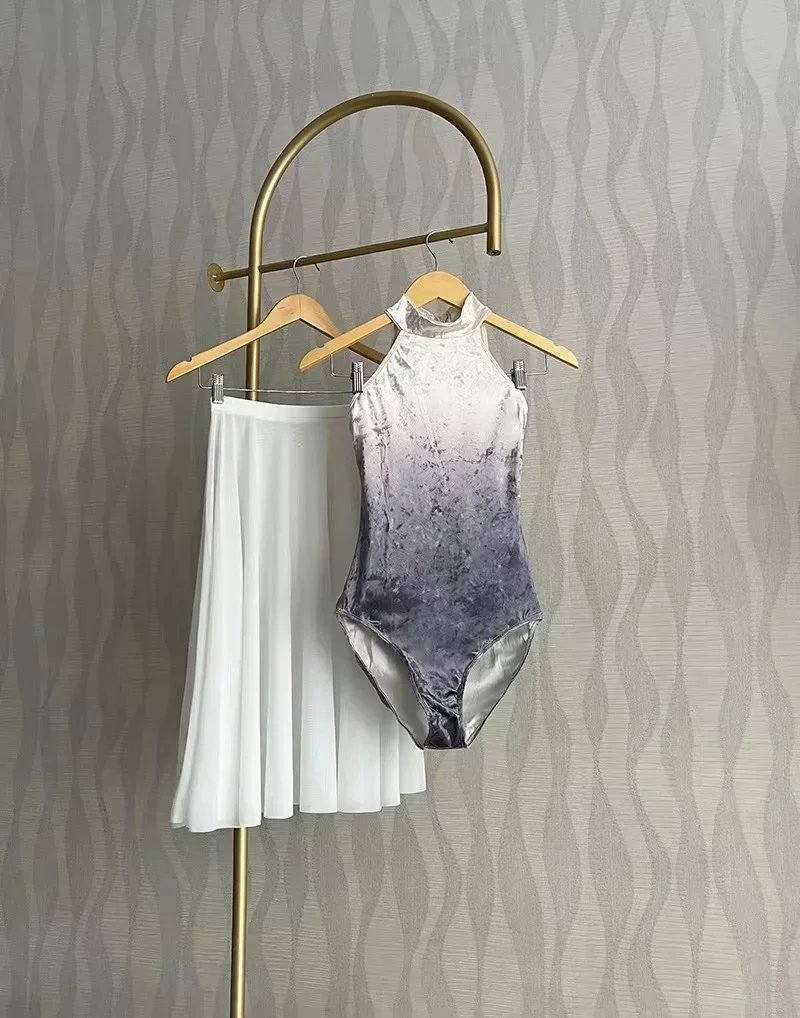 

Балетный трико, женский новый дизайн, трико для йоги, бархатный комбинезон для балета и танцев, женская повседневная одежда для балета и танцев