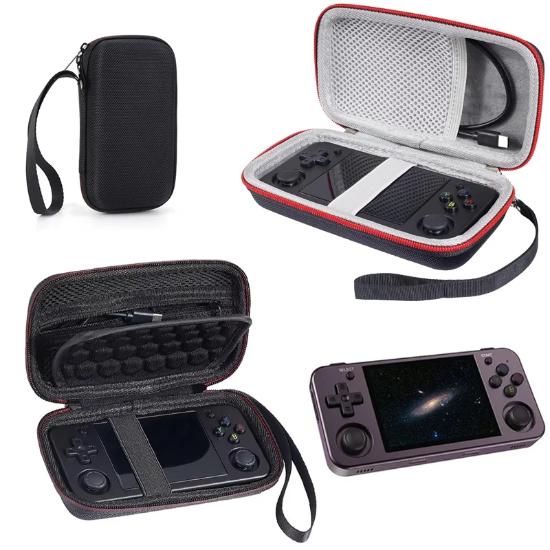 Carrying Bags For Anbernic RG35XX H/RG353M Handheld Game Console Carrying Case Shockproof Anti-Scratch Portable Bag Accessories