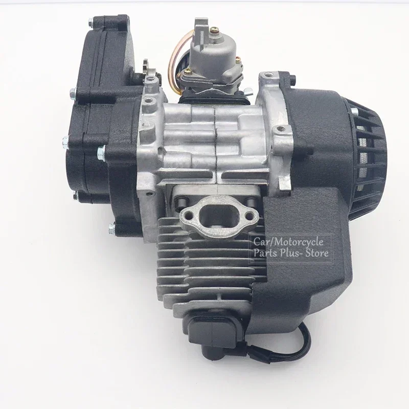 Black 47cc 49cc Engine 2-Stroke Electric Pull Start W/Transmission for Mini Moto Quad Pit Bike Dirt Pocket ATV 4 Wheel