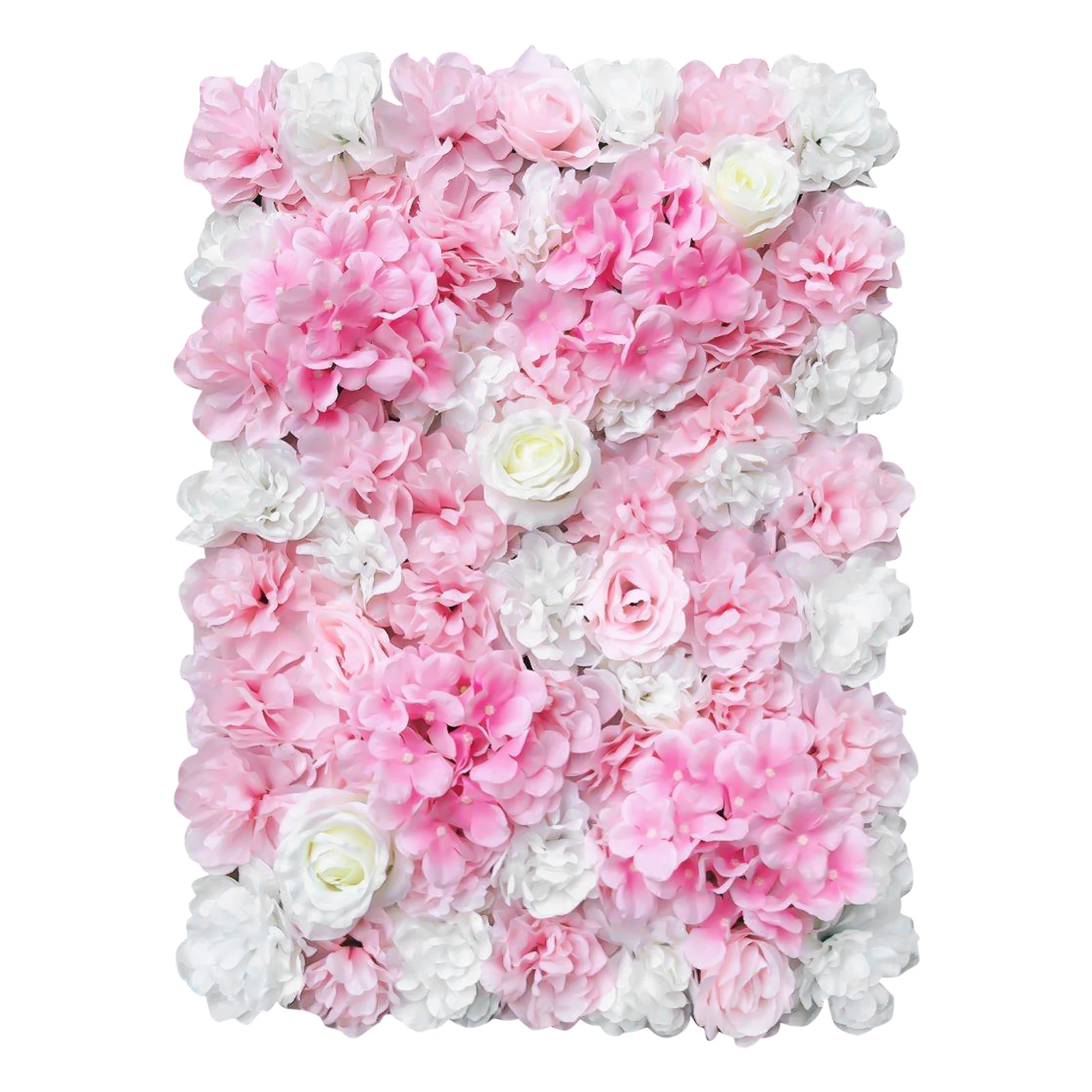 12 Pieces of Artificial Wall Flower Artificial Rose Wall DIY Artificial Wall Silk Flower Board Home Wedding Party Background Dec