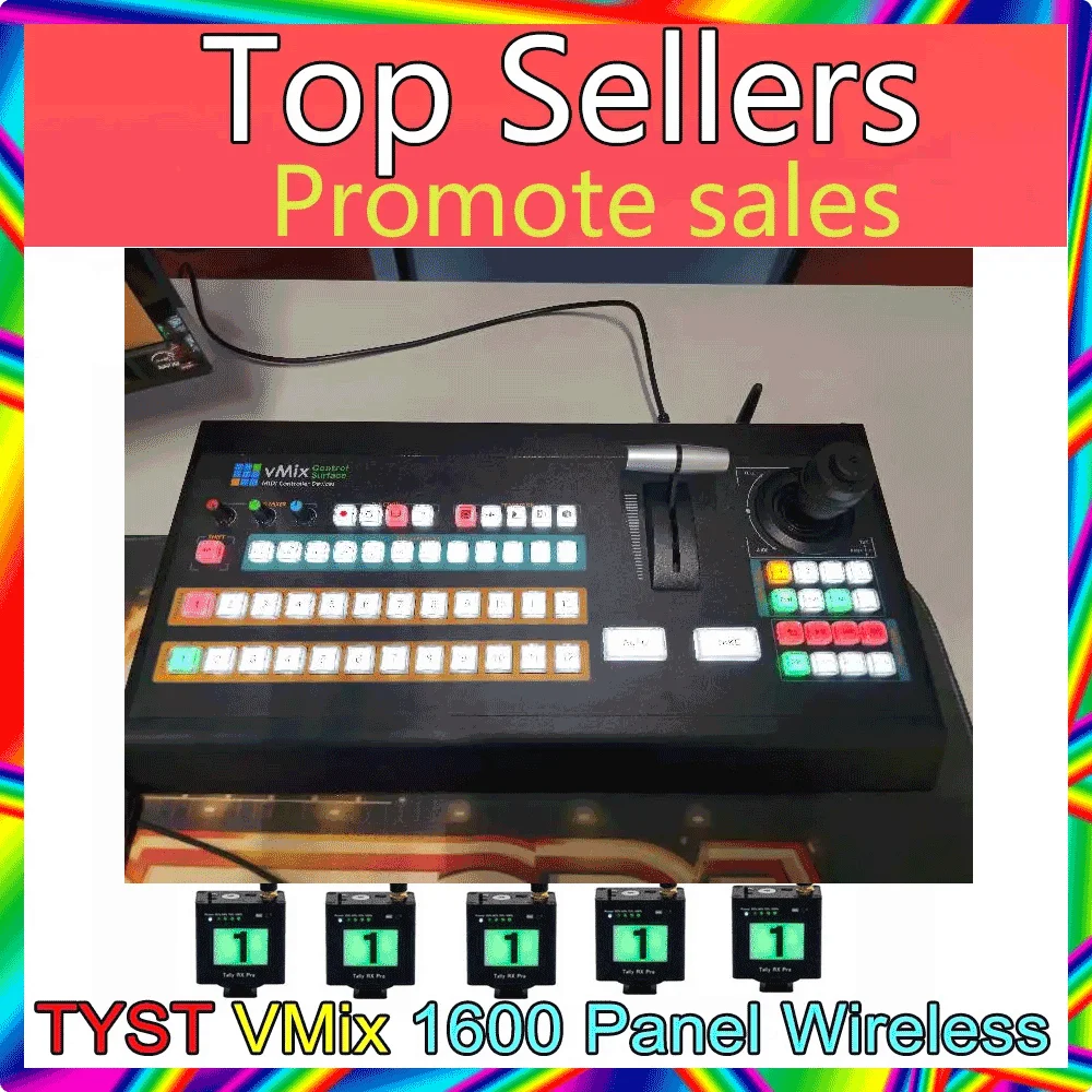 TYST vMix 1600 لوحة لاسلكية مدير الجلاد لوحة التحكم PTZ التحكم الانتظار اللاسلكية تالي ضوء Vmix محول الفيديو