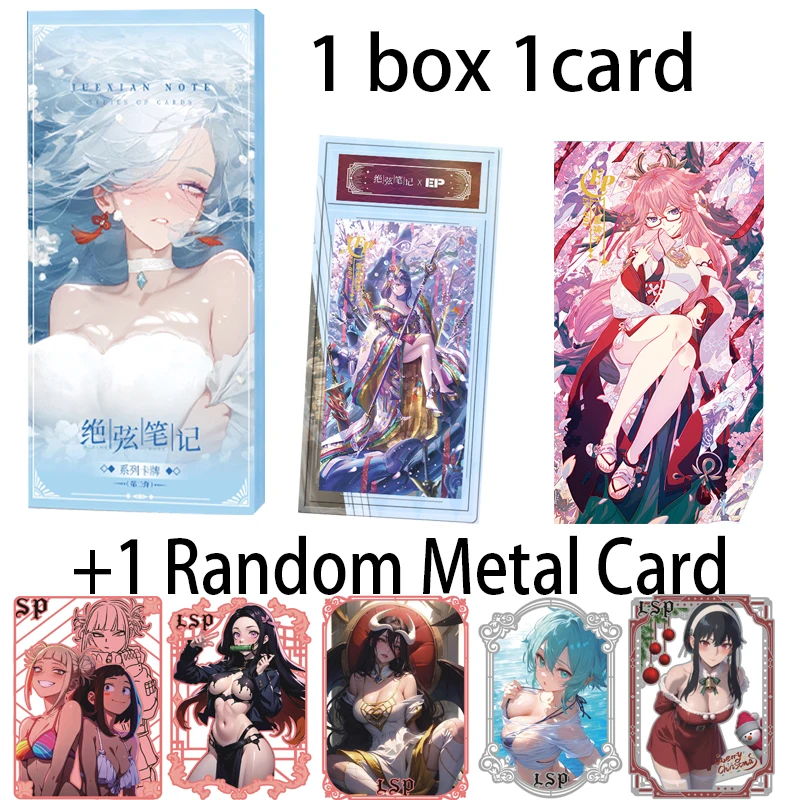 

2024 Newest Ika String Note 2 Waifu Goddess Story Collection Card Swimsuit Bikini Booster Box Habbies Gift