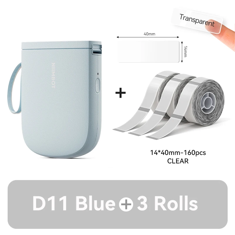 NIIMBOT D11 Nieuwe Versie Labelprinter Mini Draagbare 300 DPI Bluetooth Draadloze Label Maker Naamplaatje Keuken Sticker PrintingMaker