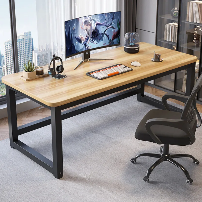 

Simple desk Home computer desk Worktable Study table Simple rectangular desk Small Dining Long table