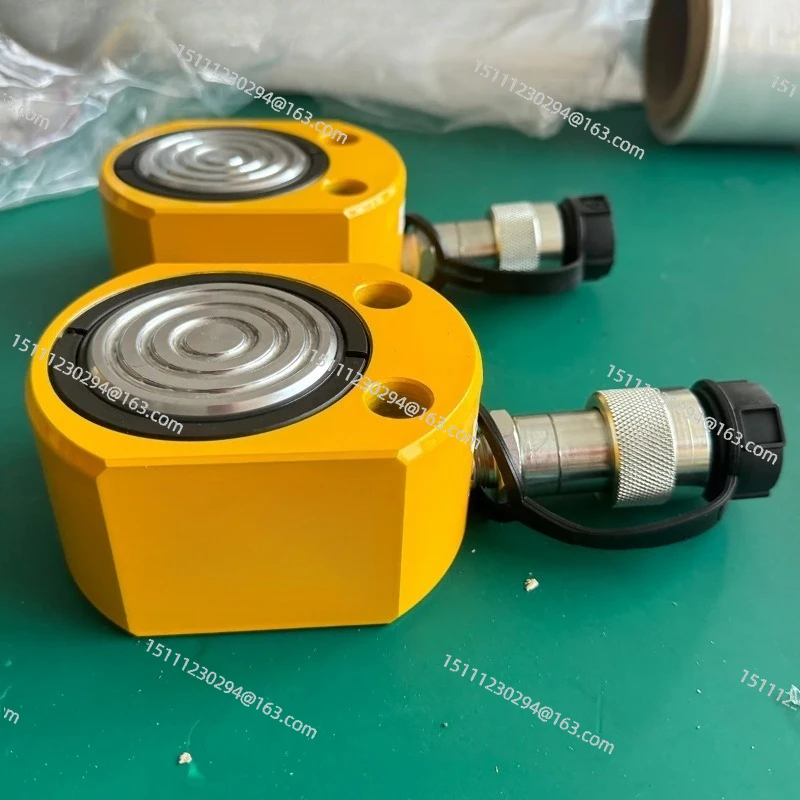 Ultra Thin 5 10 20 30 50 75 100 Ton Single Acting Portable Hydraulic Cylinder Low Height Hydraulic Jack