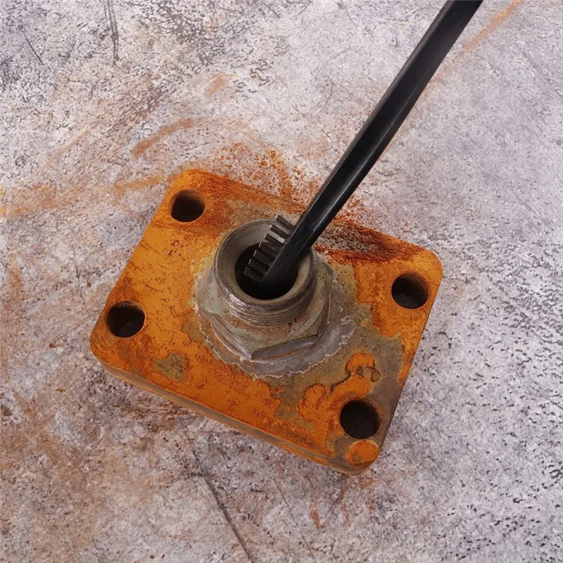 Набор проволочных щеток AB46 для очистки черного и красного металла + пластика со скребком для краски для ржавчины, грязи