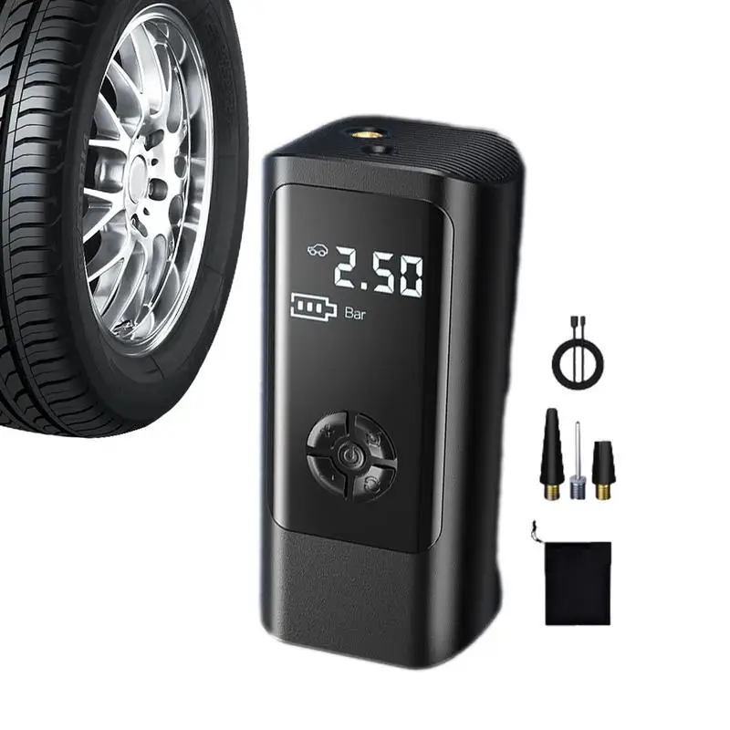 

Small Air Compressor Accurate Tire Air Inflator Air Tire Pump Inflator Pump Inflatable Auto Tyre Inflators Pressure Gauge Cars