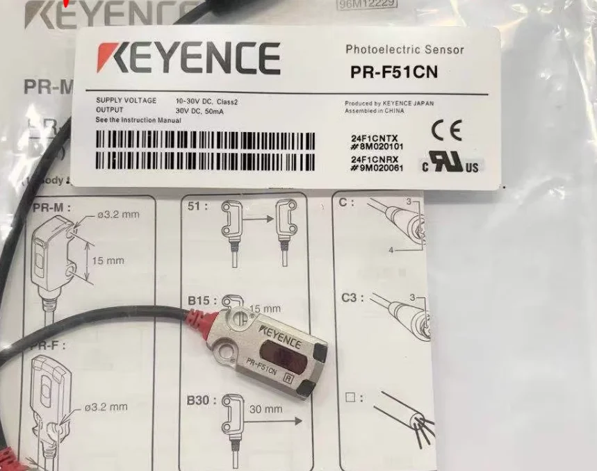 New original Keyence Optoelectronics Sensor PR-F51N1 PR-F51N3 PR-F15CP PR-F15CN PR-F15C3PL PR-F15C3PD PR-F15P3