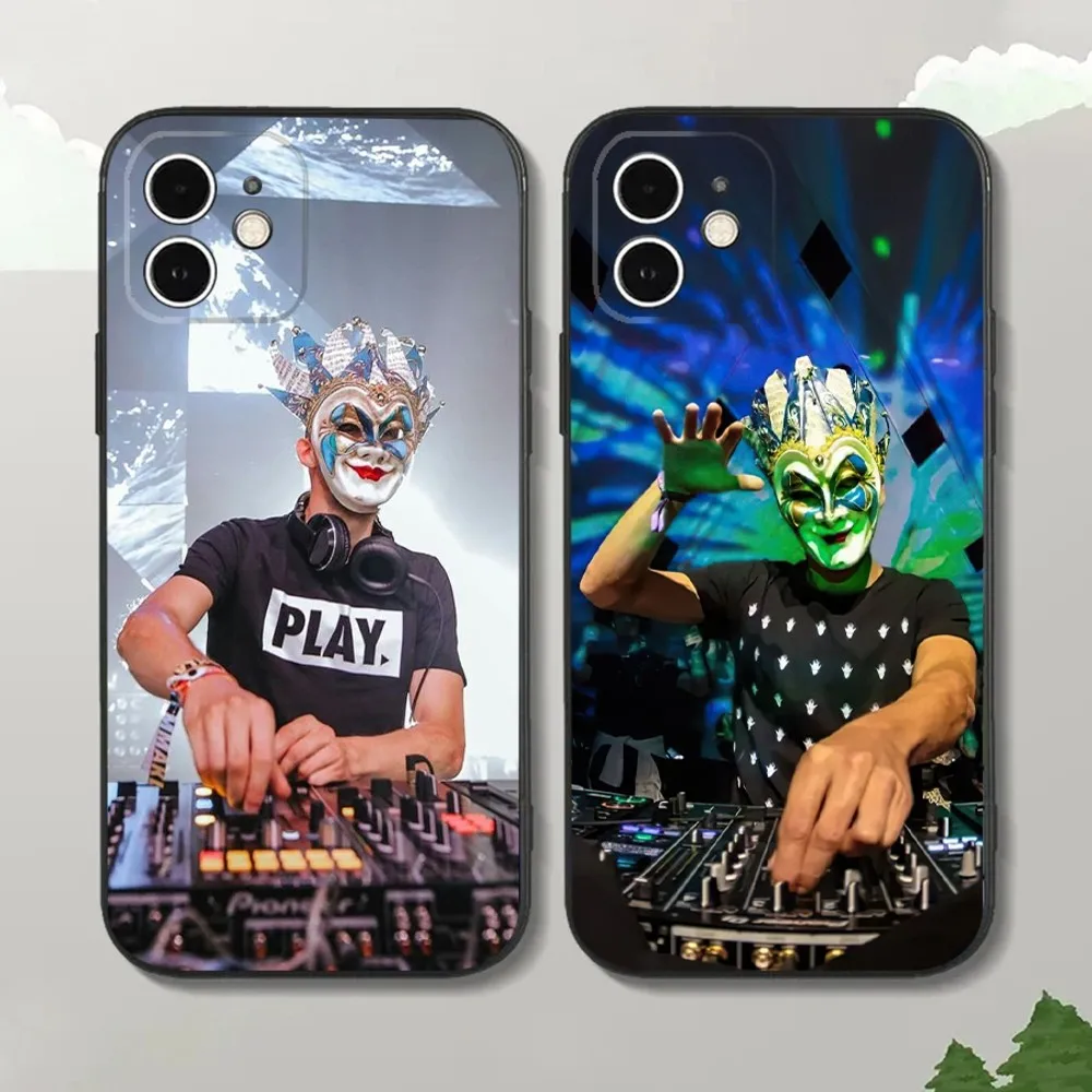 DJ B-Boris B-Brejcha Phone Case For iPhone16,15,14,13,12 Mini 11 Pro XR,X,XS,MAX 7,8 Plus Silicone Cover Soft Black