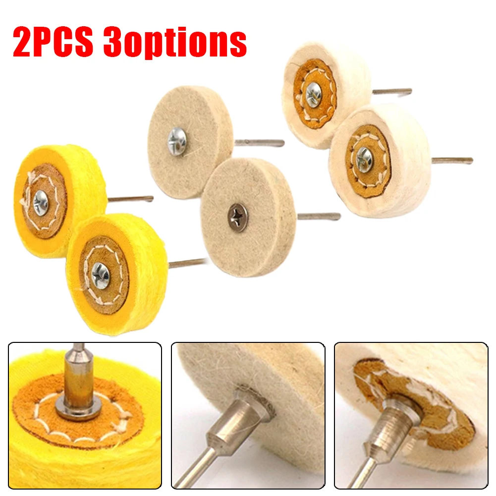 Imagem -06 - Broca de Polimento para Moedor Elétrico Ferramenta Rotativa Polegadas 50 mm Pano lã Estilo t para Limpeza de Joias Grinder