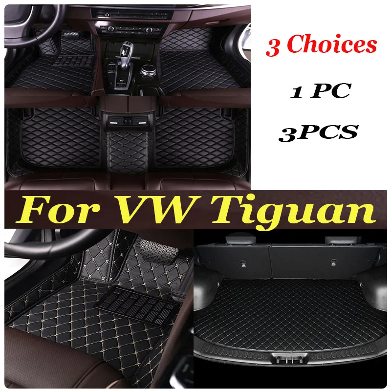 

Car Floor Mats For VW Tiguan 2009 2010 2011 2012 2013 2014 2015 2016 Auto Foot Pads Carpet Cover Interior Accessories